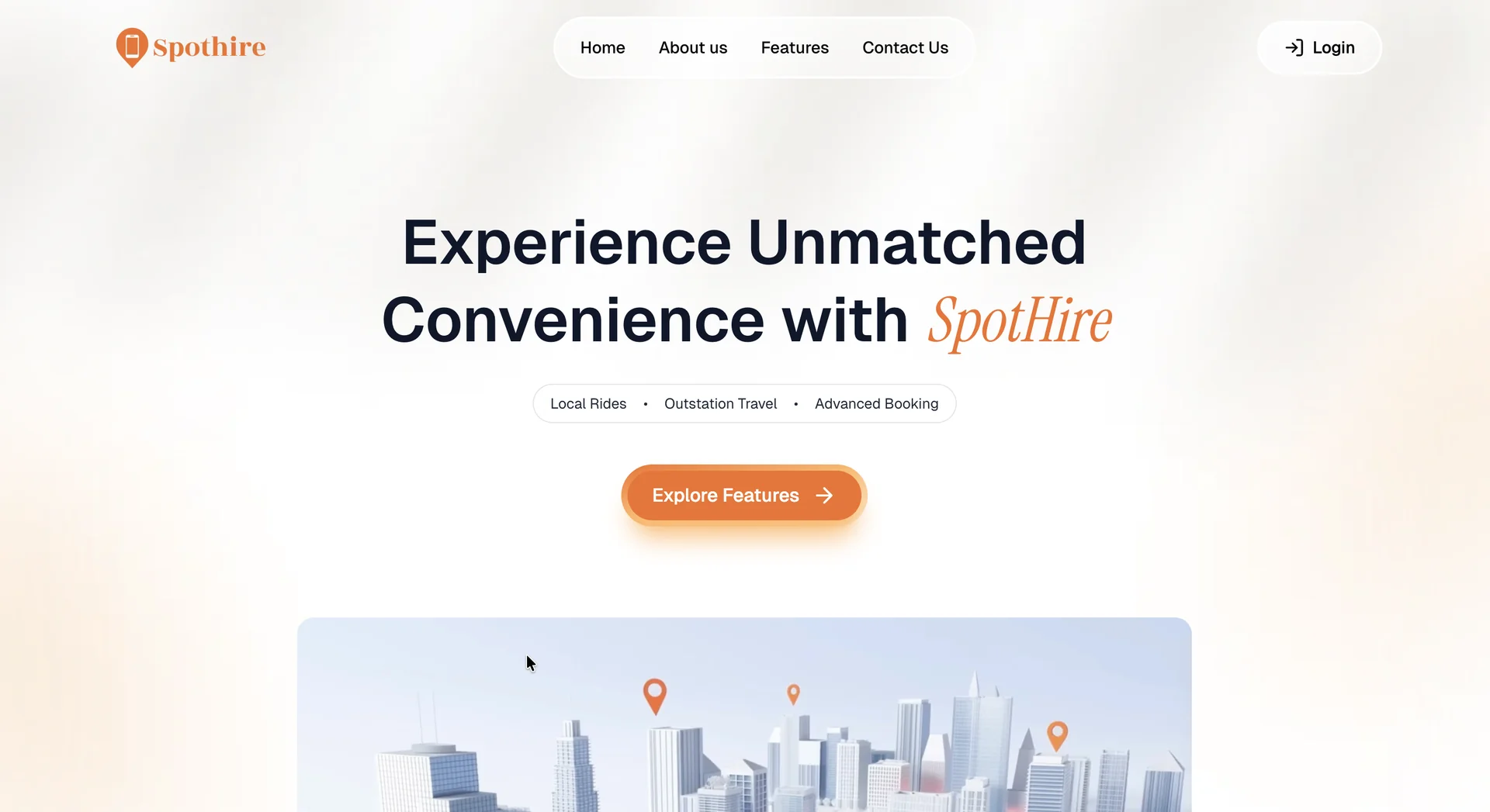 SpotHire website preview